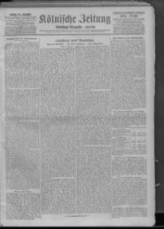 Kölnische Zeitung. 1803-1945