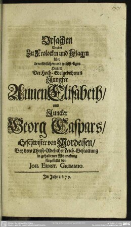 Abdankung : Abdanckung