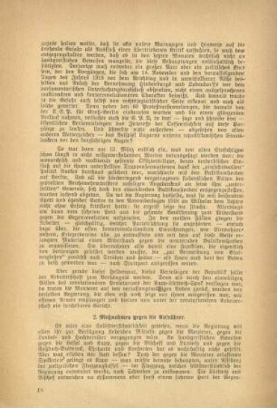 2. Maßnahmen gegen die Aufrührer