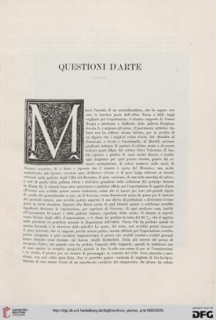 Questioni d'arte