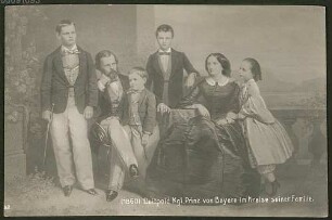 Nachlass von Therese von Bayern (1850-1925) – BSB Thereseana, 62.a. Therese von Bayern (1850-1925), Nachlass: Prinzregent Luitpold und seine Familie, ca. 1860 - BSB Thereseana 62.a