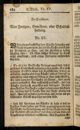 284-286, Titulus XV