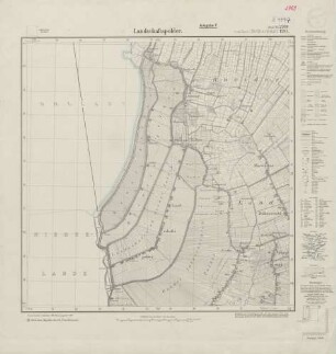 2709 (alte Nr.: 1281) Landschaftspolder, Meßtischblatt (4cm - Karte)