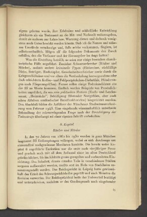 8. Kapitel Räuber und Mörder