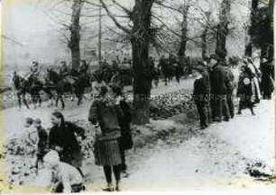 Ankunft der Reichswehr im Mansfelder Land während der Märzkämpfe 1921