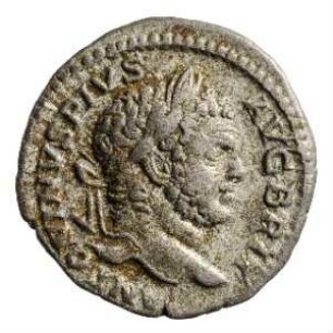 Münze, Denar, 210 - 213 n. Chr.