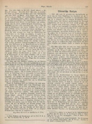 454-456 Literarische Notizen