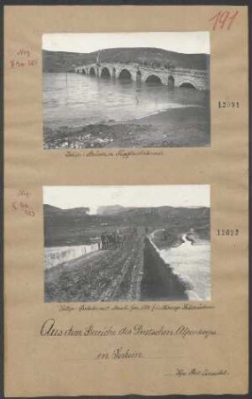 Istip: Brücke mit Masch.Gew.Abt. (im Hintergrund Feldbäckerei)