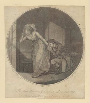 "The Last Interview of Werter and Charlotte". Liebesszene nach gemeinsamer Lektüre des "Ossian"