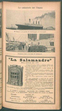 La catástrofe del Titanic - [Ilustración]