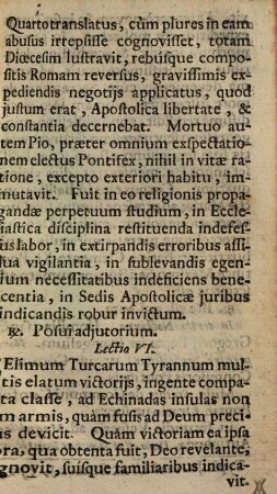 Die V. Maii. In Festo S. Pij Quinti Papae, Et Confessoris : Semiduplex de Praecepto ...