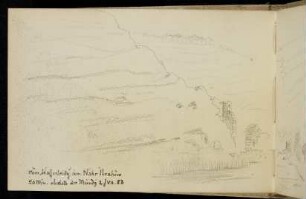 11v-12r 2.VII.1883 römische Wasserleitung im Nahr Ibrahim