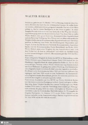 Walter Häbich