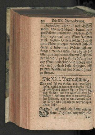 [XXI. - XXIV. Betrachtung.]