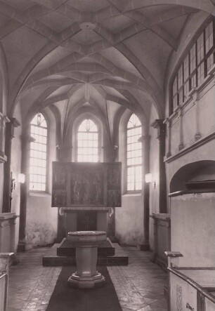 Ditmannsdorf, Dorfkirche, Inneres, Chor