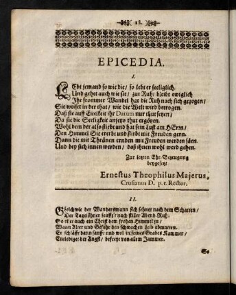 28-40, Epicedia.
