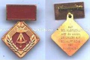 Medaille zum Ehrentitel "Aktivist der sozialistischen Arbeit"