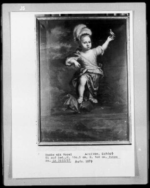Putto mit Vogel