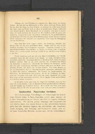 Seelenmittel. Psychisches Verfahren.