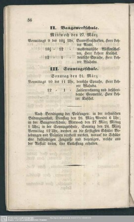 II. Baugewerkschule