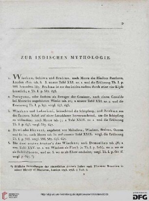 Zur indischen Mythologie