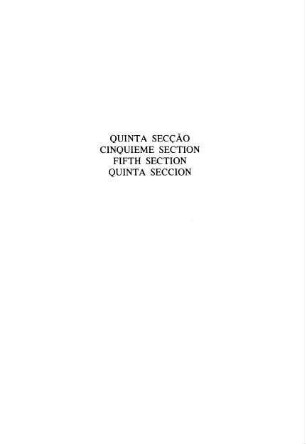 655-696, Quinta secção - Vitimologia / Cinquieme section - Victimologie / Fifth section - Victimology / Quinta seccion - Victimologia
