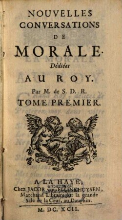 Nouvelles Conversations de morale : dediées au roy