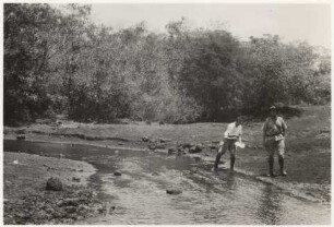 Fluss in der Nähe der Fazenda Divisa : 0,44 km entfernt, Höhe: 425 m
