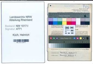 Entnazifizierung Heinrich Koch , geb. 12.04.1888 (Lebensmittelhaendler)