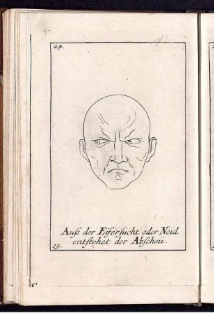 Auss der Eifersucht oder Neid entstehet der Abscheü.