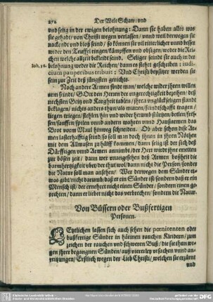 Von Büssern oder Bußfertigen Personen