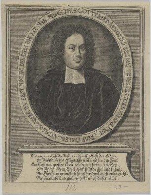 Bildnis des Gottfried Arnold