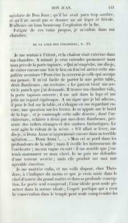 De la loge des étrangers, N. 23