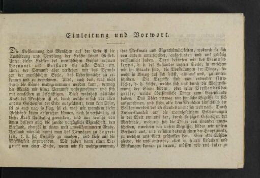 Einleitung und Vorwort.