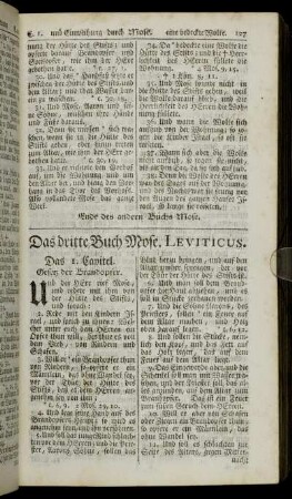 Das dritte Buch Mose. Leviticus.