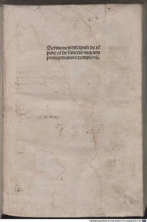 Sermones de tempore