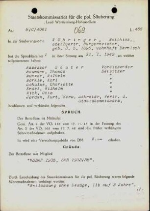 Vöhringer, Matthias