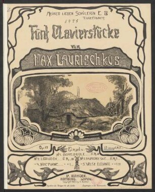 Fünf Clavierstücke : Op: 13