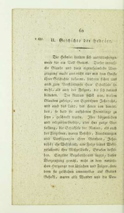 II. Geschichte der Hebraeer