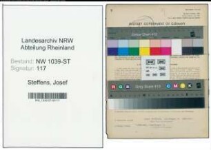 Entnazifizierung Josef Steffens , geb. 13.09.1908 (Malermeister)