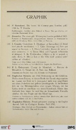 Graphik (Nr. 142-164)