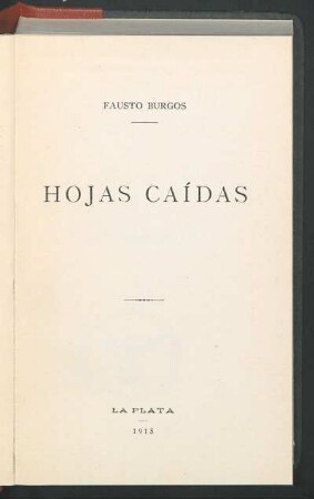 Hojas caídas