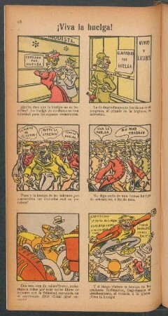 ¡Viva la huelga! - [Cómic]