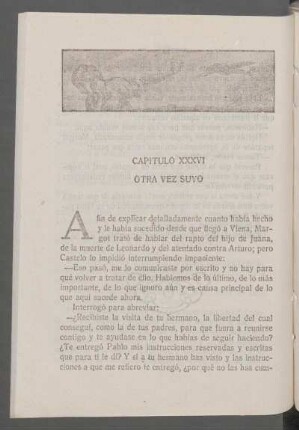 Capítulo XXXVI - Otra vez suyo