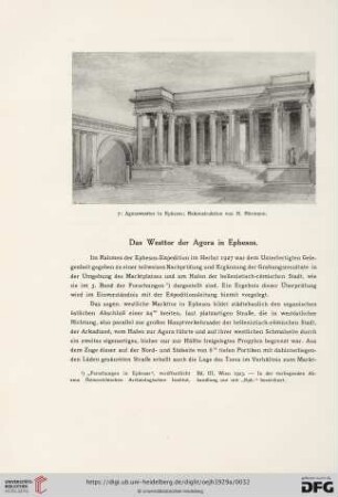 Das Westtor der Agora in Ephesos