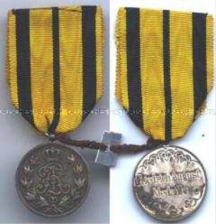 Silberne Friedrich-August-Medaille am Friedensband