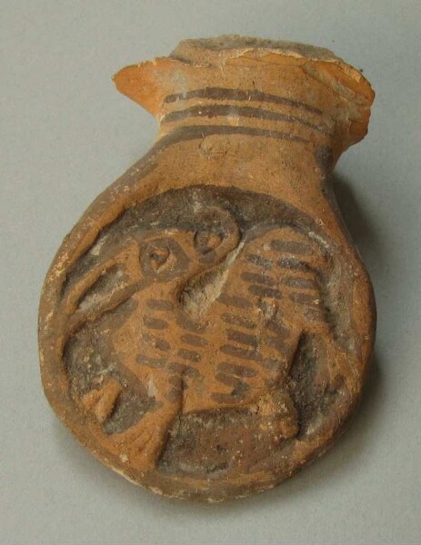 Foot fragment of a clay vessel