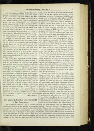 ¬Ein¬ neues Hilfsmittel beim Unterricht in der Geographie