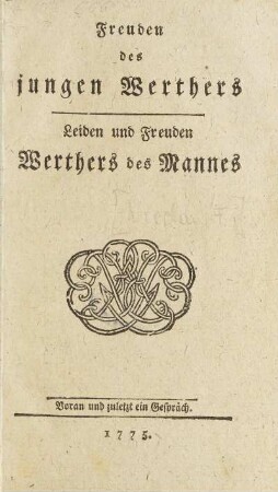 Freuden des jungen Werthers