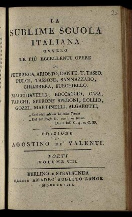 Gli Ultimi Canti Della Gerusalemme Liberata Di Torquato Tasso